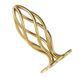 Анальная пробка LOCKINK SEVANDA Hollow Spiral Golden Metal Anal Plug - L size SX0884 фото 2