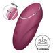 Вибростимулятор-пульсатор Satisfyer Tap & Climax 1 Red, эффект постукивания пальцем, 2 мотора SX0566 фото 1