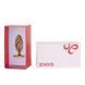 Анальная пробка LOCKINK SEVANDA Hollow Spiral Golden Metal Anal Plug - L size SX0884 фото 3