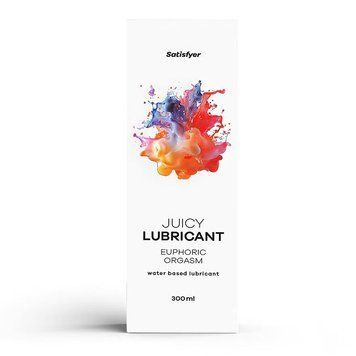 Лубрикант на водній основі Satisfyer Juicy Lubricant Euphoric Orgasm water based 300 мл SX2716 фото