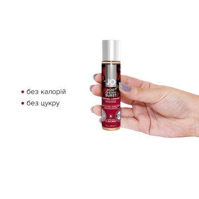 Смазка на водной основе JO H2O &mdash; Cherry Burst (30 мл) без сахара, растительный глицерин SO1467 фото