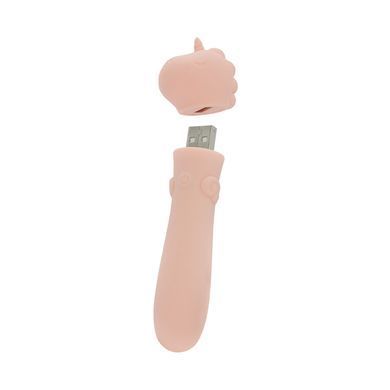 Вибратор-единорожка Unihorn USB Bullet - Heart Throb, вибропуля, USB зарядка SX2866 фото