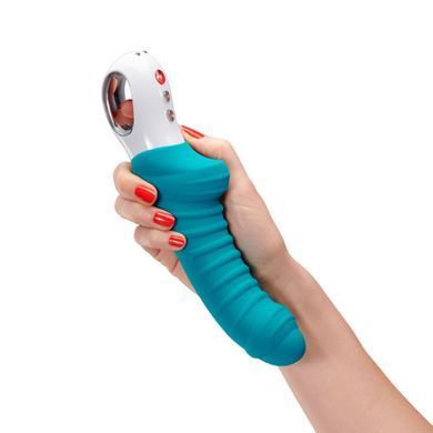 Вибратор для точки G Fun Factory TIGER petrol, ребристый, подходит для анальной стимуляции SX0941 фото