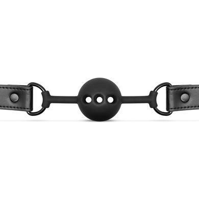 Воздухопроницаемый кляп Bedroom Fantasies: Breathable Silicone Ball Gag, черный SO8816 фото