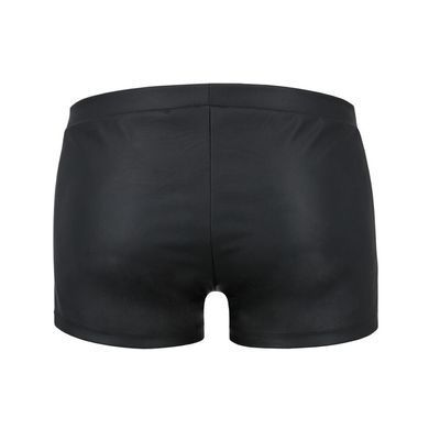 Мужские кожаные боксеры с клапаном Passion 050 SHORT PATRICK XXL/XXXL Black SO7623 фото