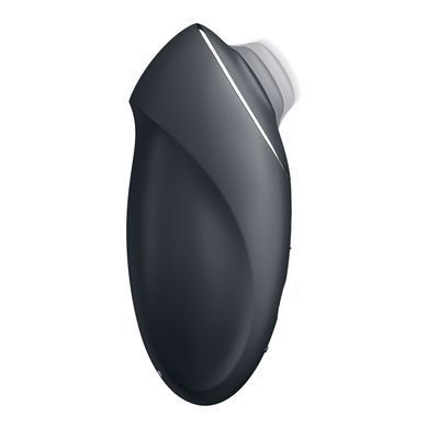 Вібростимулятор-пульсатор Satisfyer Tap & Climax 1 Grey, ефект постукування пальцем, 2 мотори SX0567 фото