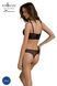 Комплект Passion DROSERA SET black S/M, сітка+мереживо, бюстьє та трусики танга SX0480 фото 2