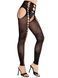 Колготки Leg Avenue Seamless Opaque Footless Suspender Hose One Size Black SX2765 фото 3