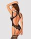 (SALE) Ажурный бодистокинг с отверстиями Obsessive Bodystocking G327 black S/M/L, черный, комбинезон, с дос SO7248 фото 2
