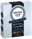 Набор презервативов Mister Size - pure feel - 53&ndash;57&ndash;60 (3 condoms), 3 размера, толщина 0,05 мм SO8040 фото 1