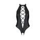 Боди из эко-кожи с имитацией шнуровки и открытым доступом Passion NANCY BODY L/XL, black SO5370 фото 3