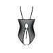 Боди с ажурным декором и открытым шагом Passion URSULA BODY S/M, black SO5830 фото 4