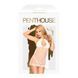 Комплект сорочка у стилі 60-х та трусики з доступом Penthouse - Libido Boost White S/M SO7149 фото 3
