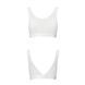 Топ с прозрачной вставкой Passion PS002 TOP L, white SO4203 фото 4