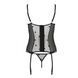 Корсет з підв'язками, стрінги Passion LOVELIA CORSET XXL/XXXL, black SO4767 фото 6