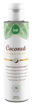 Распродажа!!! Массажное масло Intt Coconut Vegan 150 мл (срок 01.2026) SO5974-R фото