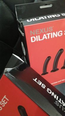 Набір дилдо Nexus Dilating Set (17см, 15см, 12,5см) (м'ята упаковка!!!) SX1341-R фото