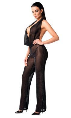 Комбінезон Noir Handmade F350 Shiny tulle overall - S SX2004 фото