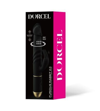 Вибратор Dorcel Furious Rabbit 2.0 с возвратно-поступательными движениями головки, перезаряжаемый SO4876 фото