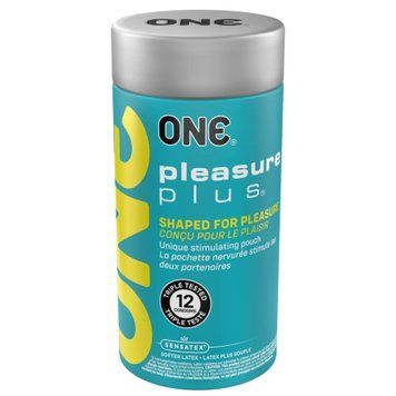 Презервативы ONE Pleasure Plus, 12 шт, с ребристым участком на конце, подарочная упаковка-тубус SX0793 фото