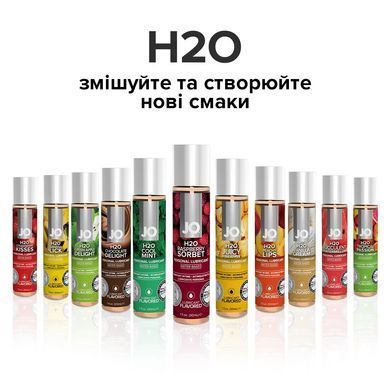 Смазка на водной основе JO H2O &mdash; Raspberry Sorbet (30 мл) без сахара, растительный глицерин SO1468 фото