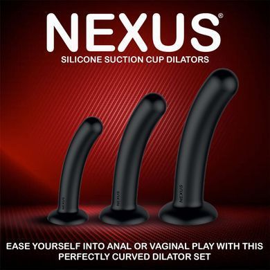 Набір дилдо Nexus Dilating Set (17см, 15см, 12,5см) (м'ята упаковка!!!) SX1341-R фото