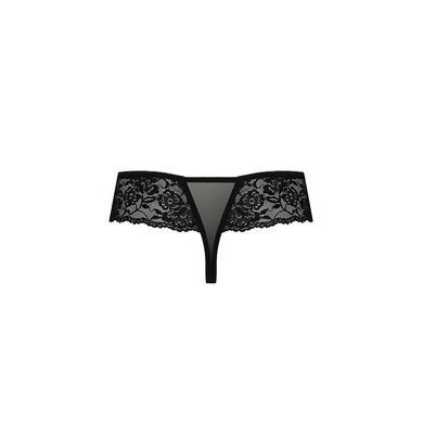 Трусики Passion Exclusive ABLA THONG S/M, black PS25302 фото