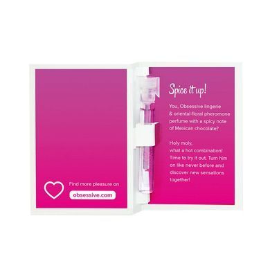 Пробник парфумів з феромонами Obsessive Perfume Spicy - sample (1 мл) SO7723 фото