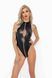 Боді з мокрим ефектом Noir Handmade F294 Powerwetlook bodysuit with front zipper, S SX0195 фото 2