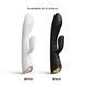Вибратор-кролик с подогревом Dorcel FLEXI RABBIT WHITE, гибкий ствол SO6817 фото 6
