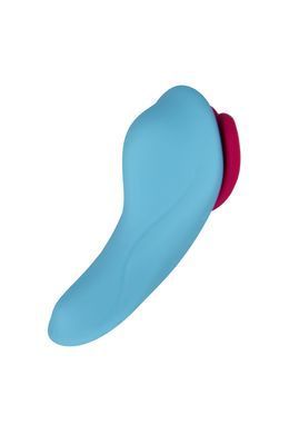 Вибратор в трусики FairyGasm HeartGem blue, на магните, пульт ДУ SX0628 фото