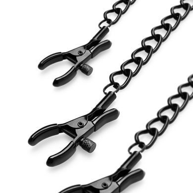 Затискачі для сосків та клітора Bedroom Fantasies: Nipple & Clitoral Clamps, чорні SO8818 фото