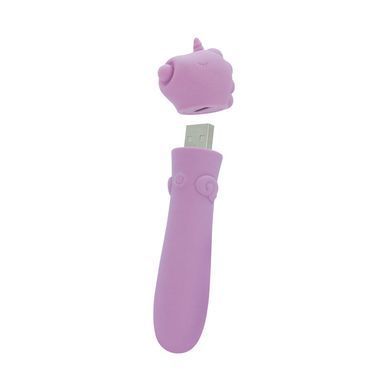 Вибратор-единорожка Unihorn USB Bullet - Karma Lilac, вибропуля, USB зарядка SX2868 фото
