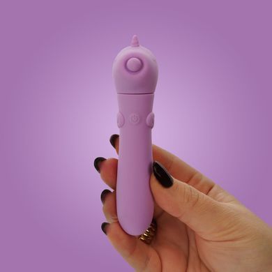 Вибратор-единорожка Unihorn USB Bullet - Karma Lilac, вибропуля, USB зарядка SX2868 фото