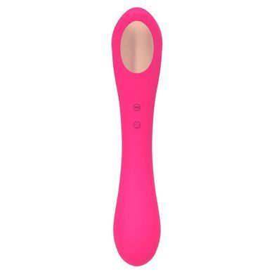 Вібратор та вакуумний кліторальний стимулятор 2-в-1 Alive Quiver Magenta Pink оновлена ​​модель SO6017 фото