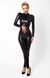 Комбинезон Noir Handmade F319 Caged, M, под латекс, длинный рукав, с доступом, кольцо на поясе SX0346 фото 2