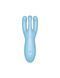 Клиторальный смарт вибратор Satisfyer Threesome 4 Blue с тремя пальчиками SO6081 фото 2