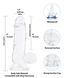 Прозрачный фаллоимитатор на присоске ADDICTION &mdash; Clear Dildo with Balls 6&Prime;, вибропуля в подарок SO5580 фото 2