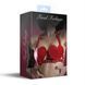 Ліф Серце з натуральної шкіри Feral Feelings - Hearts Bra Red SO9416 фото 4