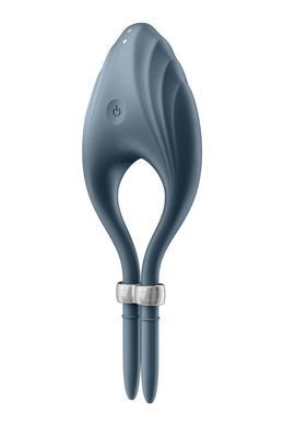 Эрекционное вибокольцо лассо Satisfyer Duelist Dark Blue, 10 режимов, мощный мотор SO6276 фото