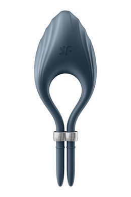 Эрекционное вибокольцо лассо Satisfyer Duelist Dark Blue, 10 режимов, мощный мотор SO6276 фото