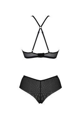 Комплект Passion KERRIA BIKINI black, S/M, бралет і трусики-бікіні SX0483 фото
