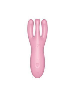 Клиторальный смарт-вибратор Satisfyer Threesome 4 Pink с тремя пальчиками SO6082 фото