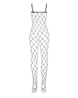 Бодістокінг з великим вічком і відкритими грудьми Obsessive Bodystocking N102 S/M/L, чорний SO7251 фото