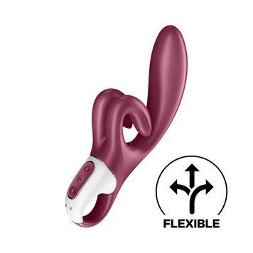 Вибратор-кролик Satisfyer Touch Me Red, двойной отросток, 3 мощных мотора SO7776 фото