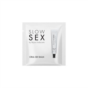 Пробник стимулювального бальзаму для мінету Bijoux Indiscrets Slow Sex Oral sex balm SO7019 фото