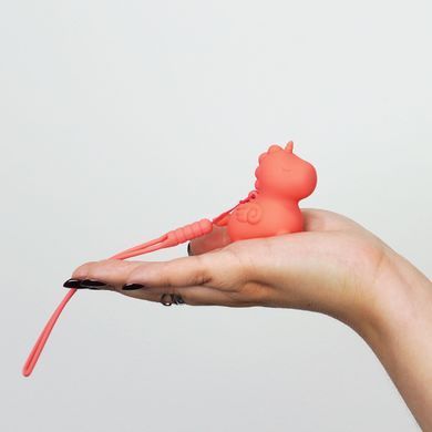 Вибратор мини-единорожка Unihorn Mini - Peachy Pony, брелок с вибрацией SX2869 фото