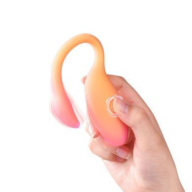 Смарт-віброяйце Magic Motion Flamingo Max Orange 2 в 1: віброяйце та тренажер Кегеля, 10 режимів SX2193 фото