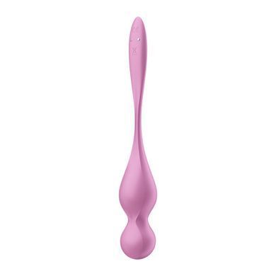 Вагінальні смарт-кульки з вібрацією Satisfyer Love Birds 1 Connect App Pink, 78 г SX0570 фото