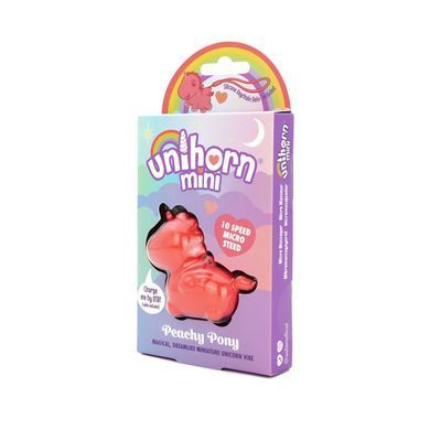 Вибратор мини-единорожка Unihorn Mini - Peachy Pony, брелок с вибрацией SX2869 фото